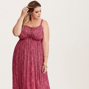 Raspberry Maxi Dress